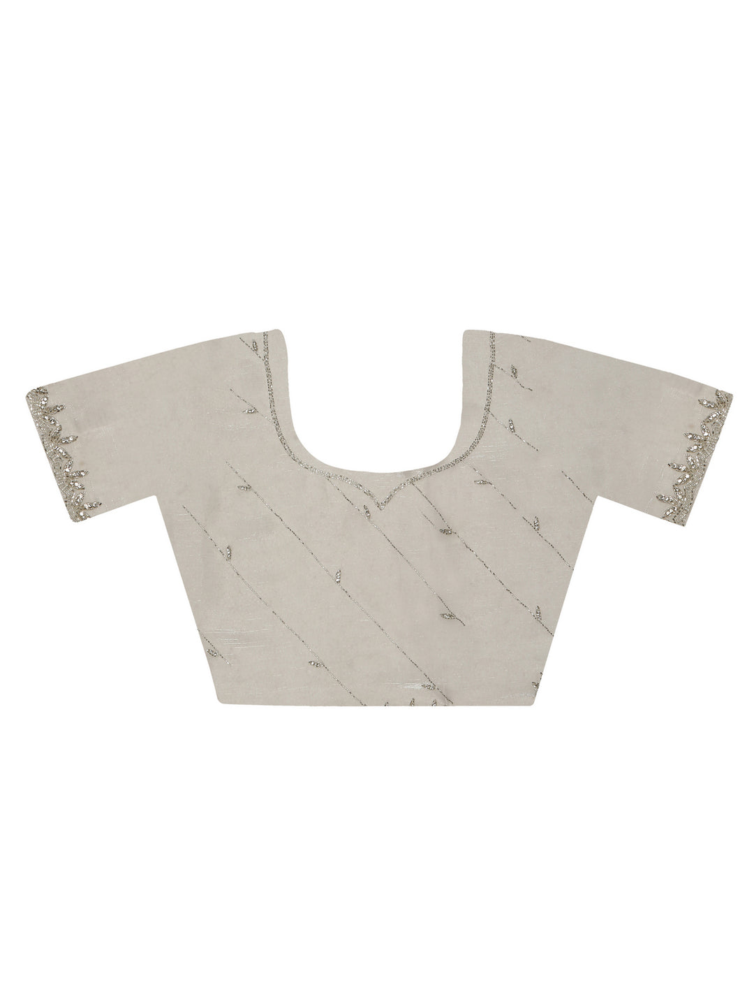 White Organza Tissue Saree