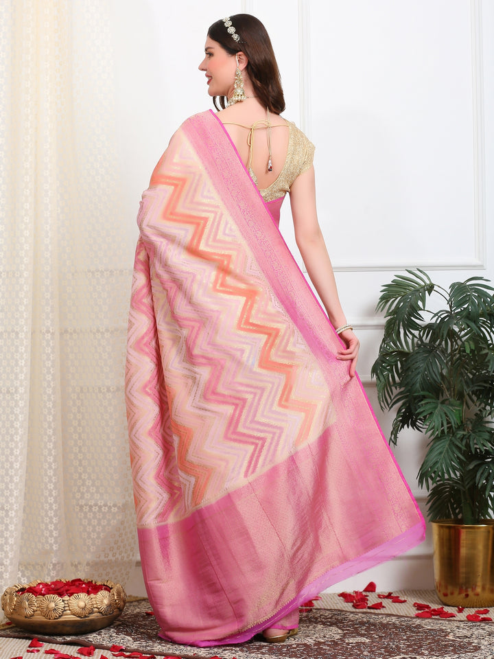 Leheriya Georgette Saree