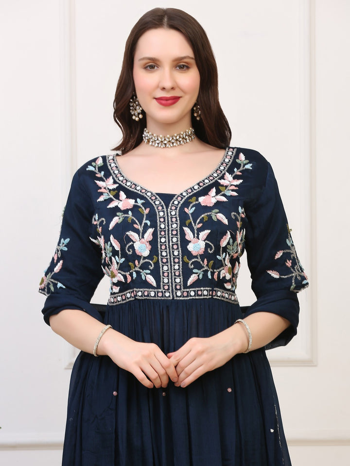 Teal Peplum Palazzo