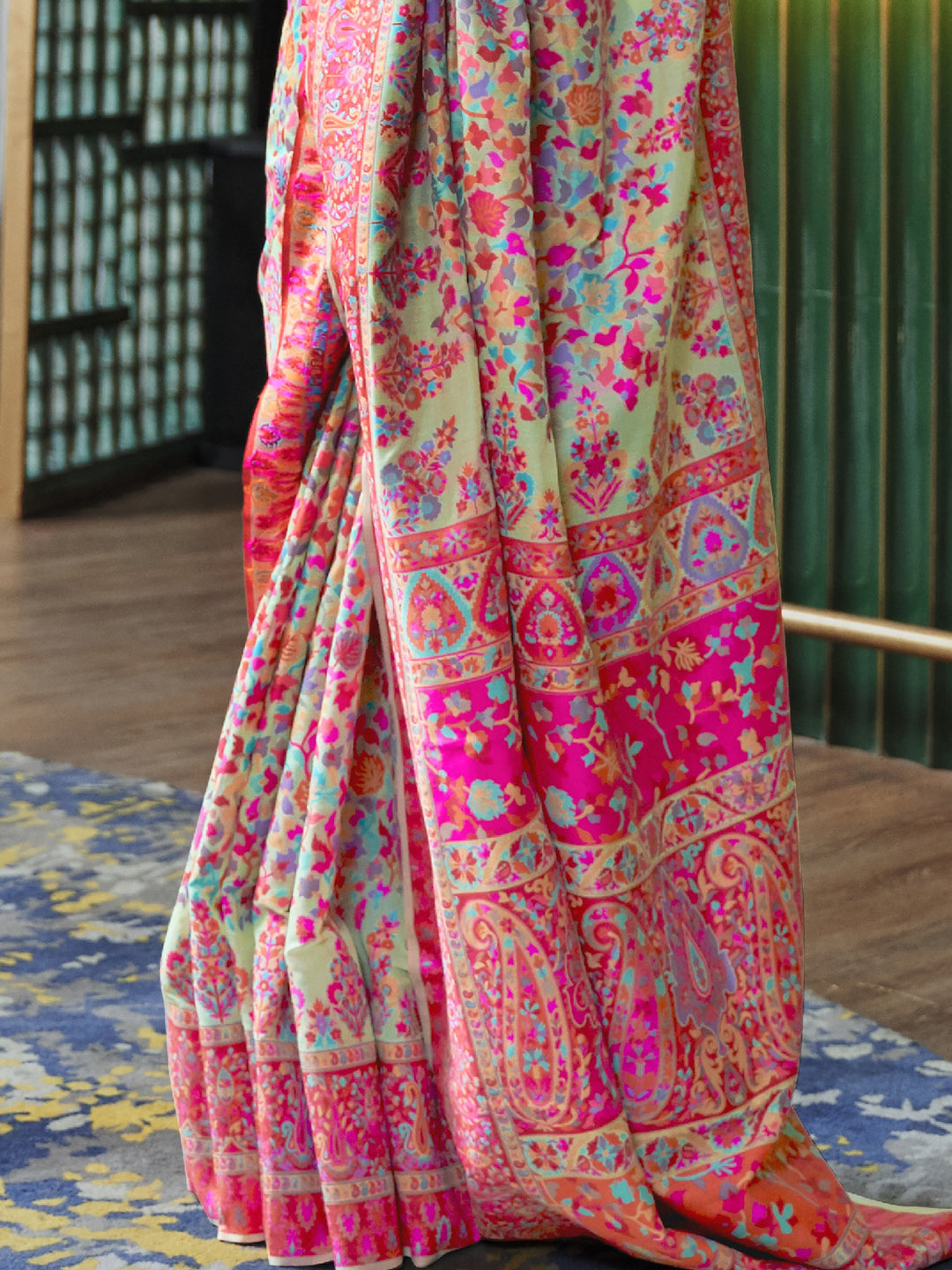 Kashmiri Silk Saree