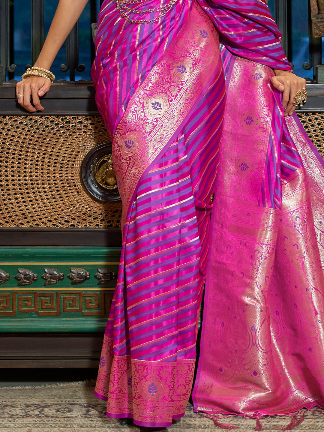 Satin Silk Saree