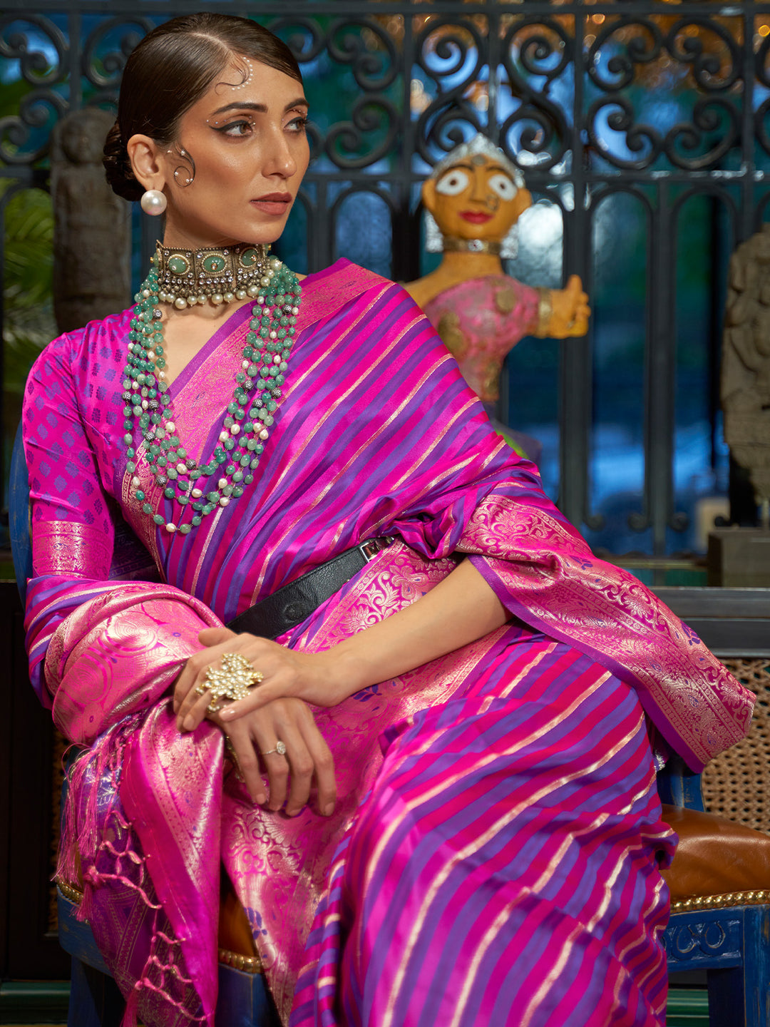 Satin Silk Saree