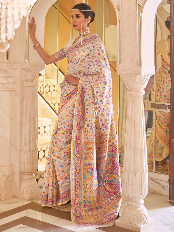 Kashmiri Silk Saree