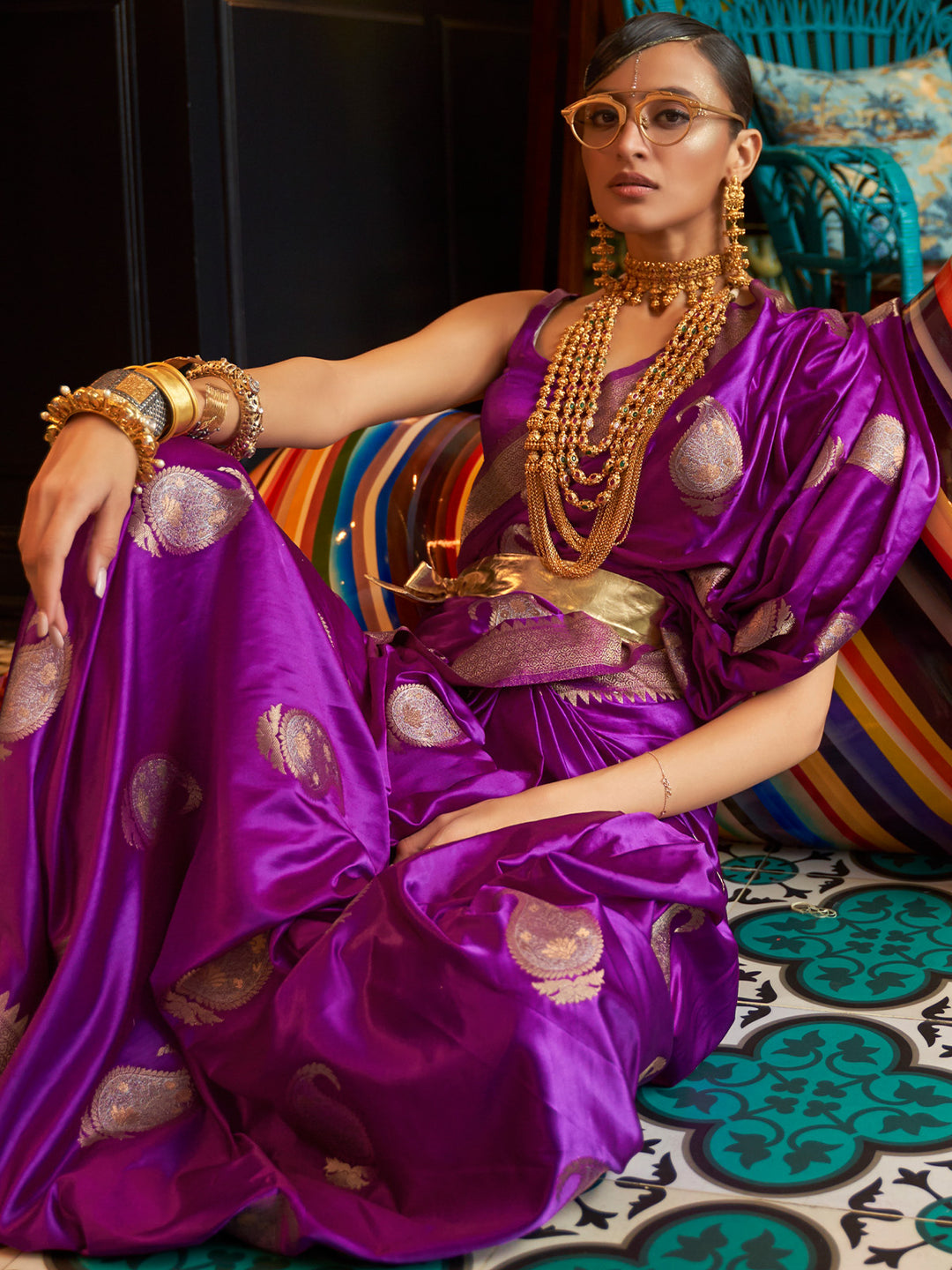 Satin Silk Saree