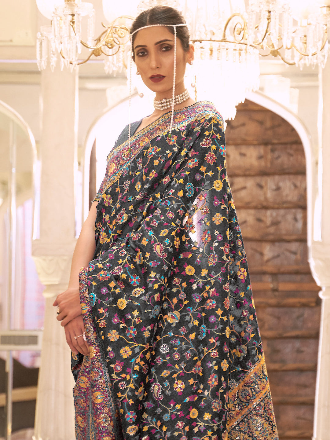 Kashmiri Silk Saree