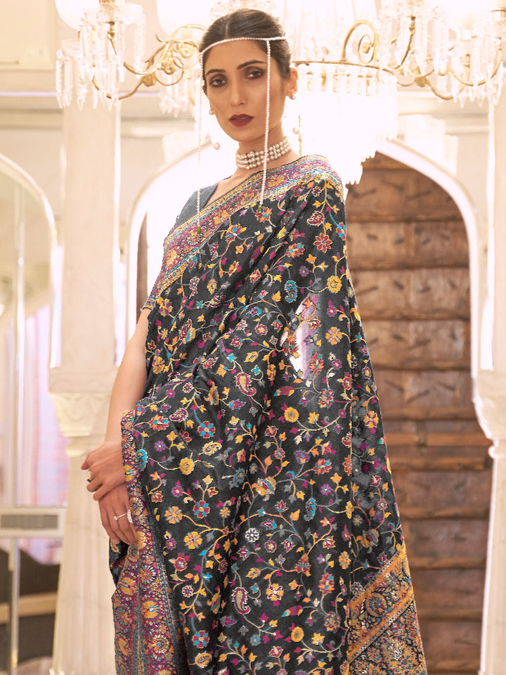 Kashmiri Silk Saree