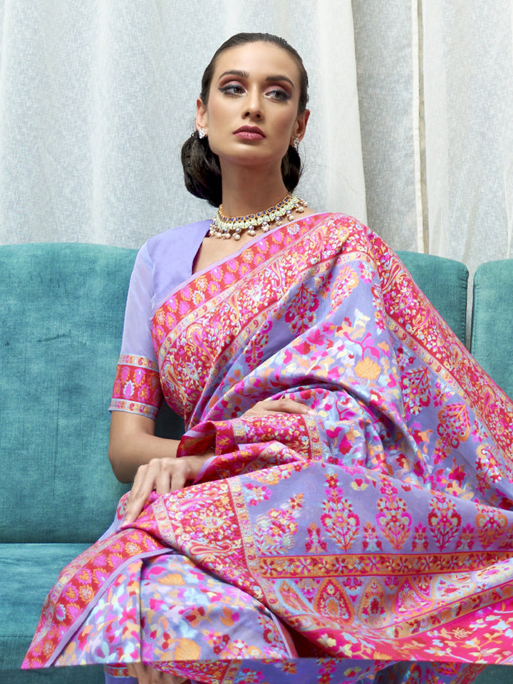 Kashmiri Silk Saree