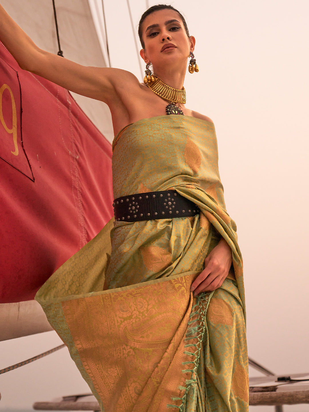 Satin Silk Saree