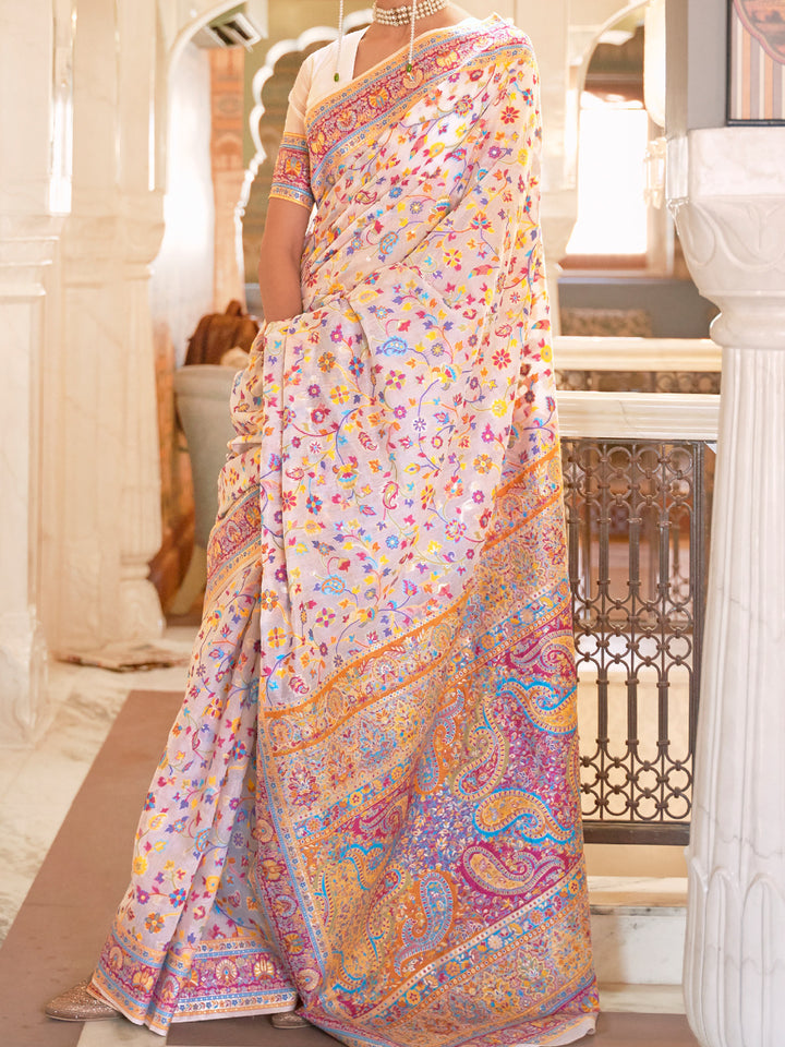 Kashmiri Silk Saree