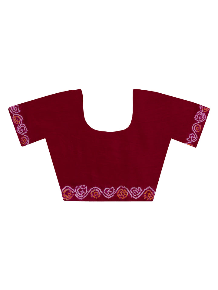 Magenta & Pink Gharchola Saree