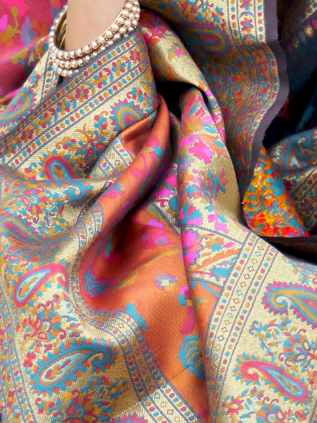 Kashmiri Silk Saree