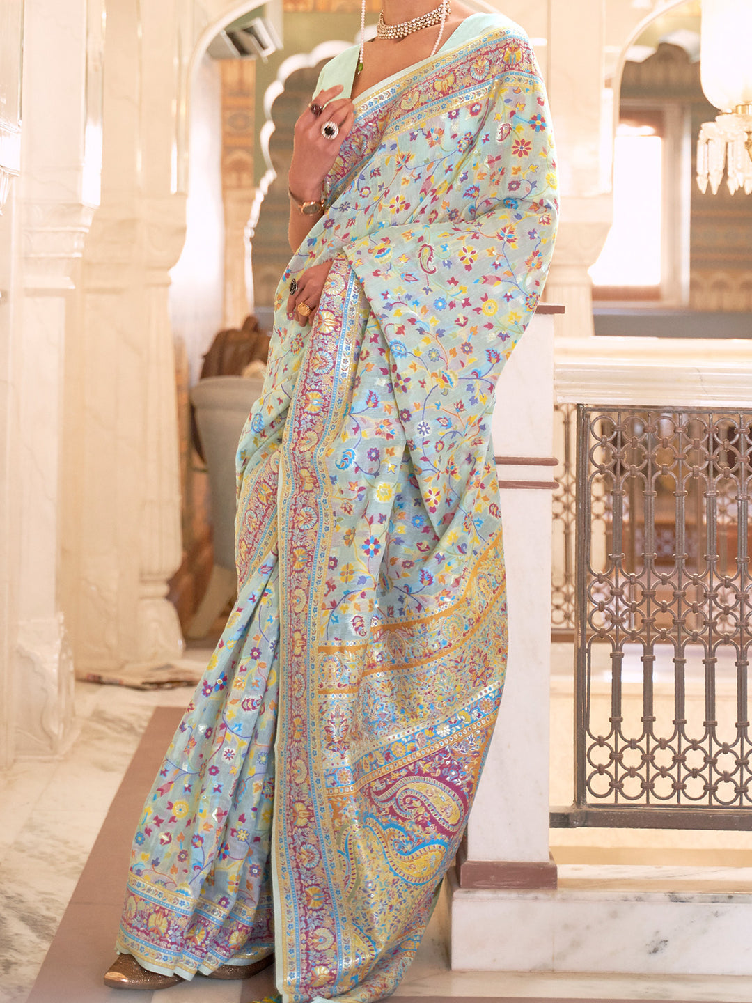 Kashmiri Silk Saree