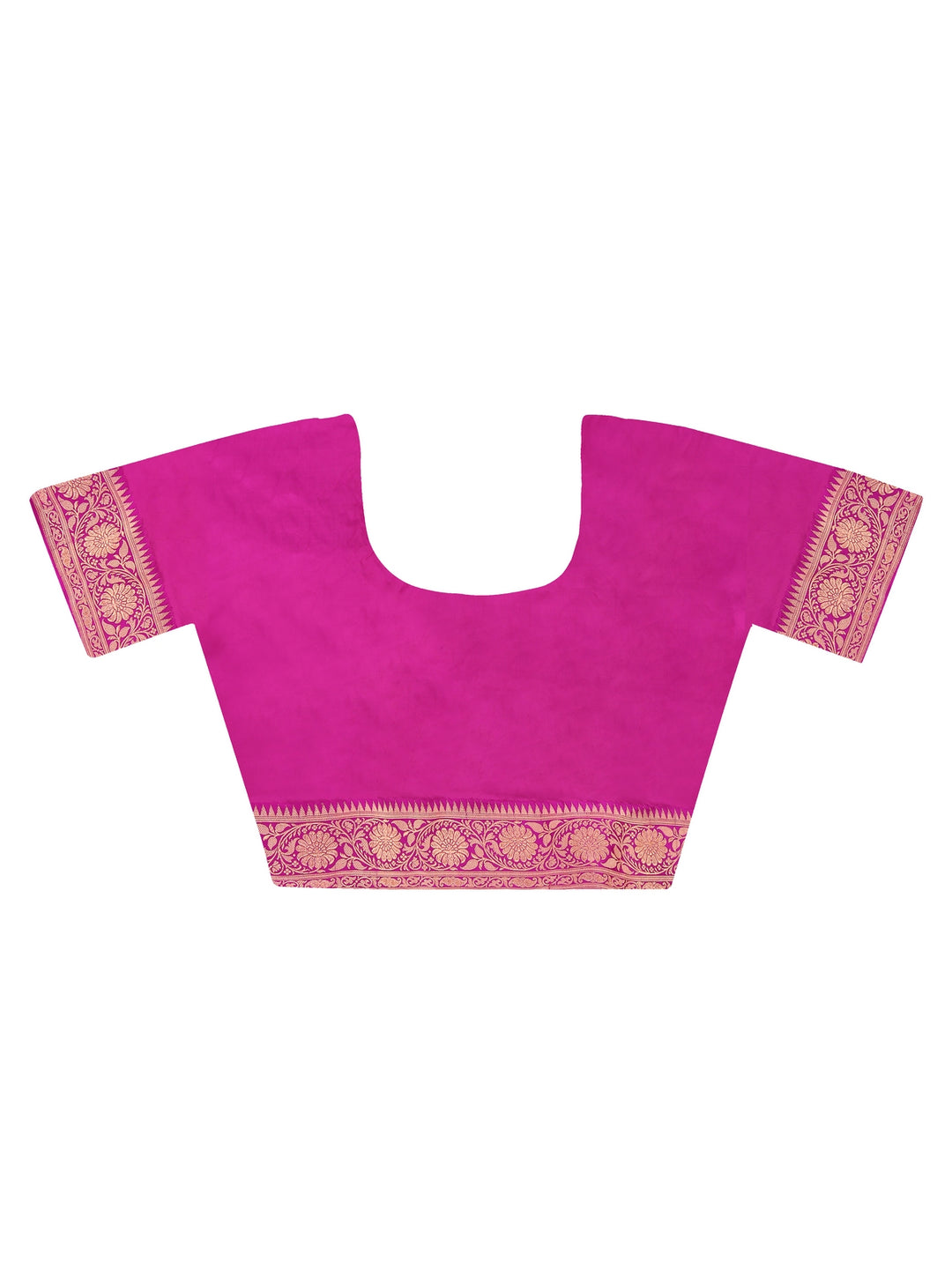 Purple & Pink Pure Katan Silk Saree