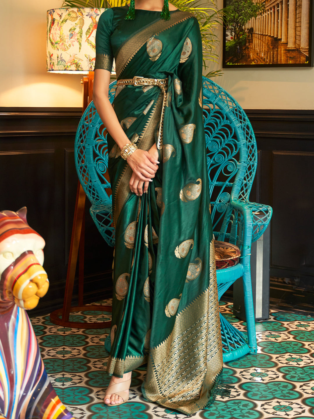 Satin Silk Saree