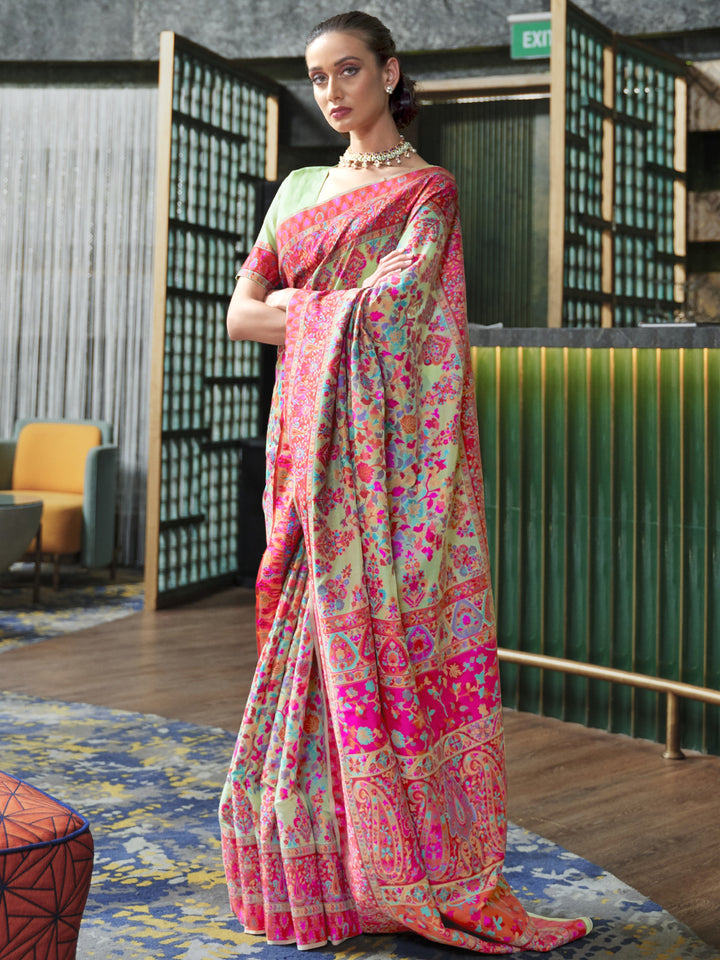 Kashmiri Silk Saree