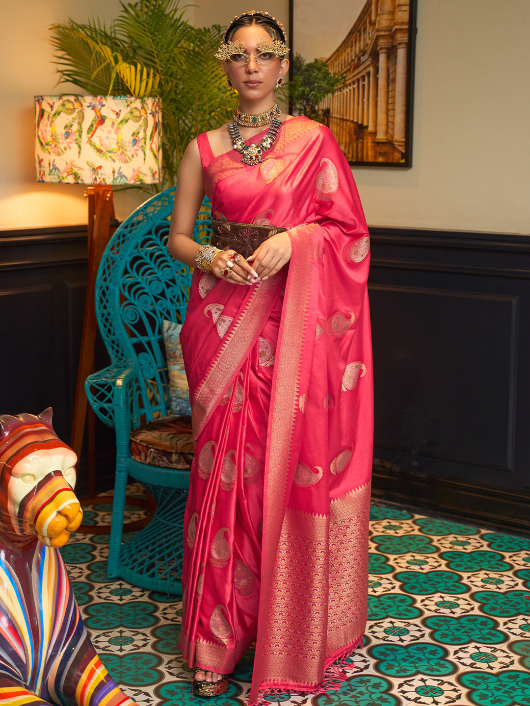 Satin Silk Saree