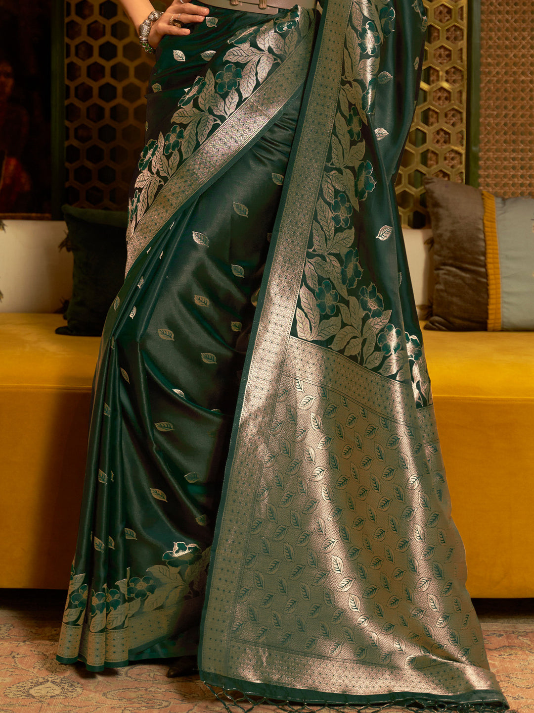 Satin Silk Saree