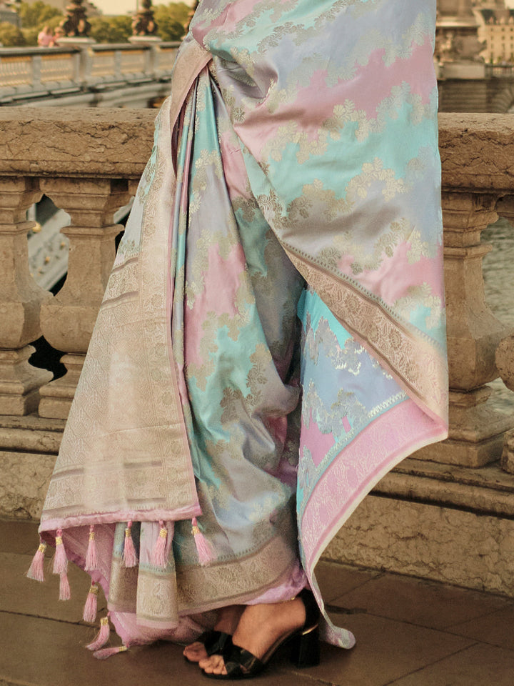 Banarasi Rangkaat Saree