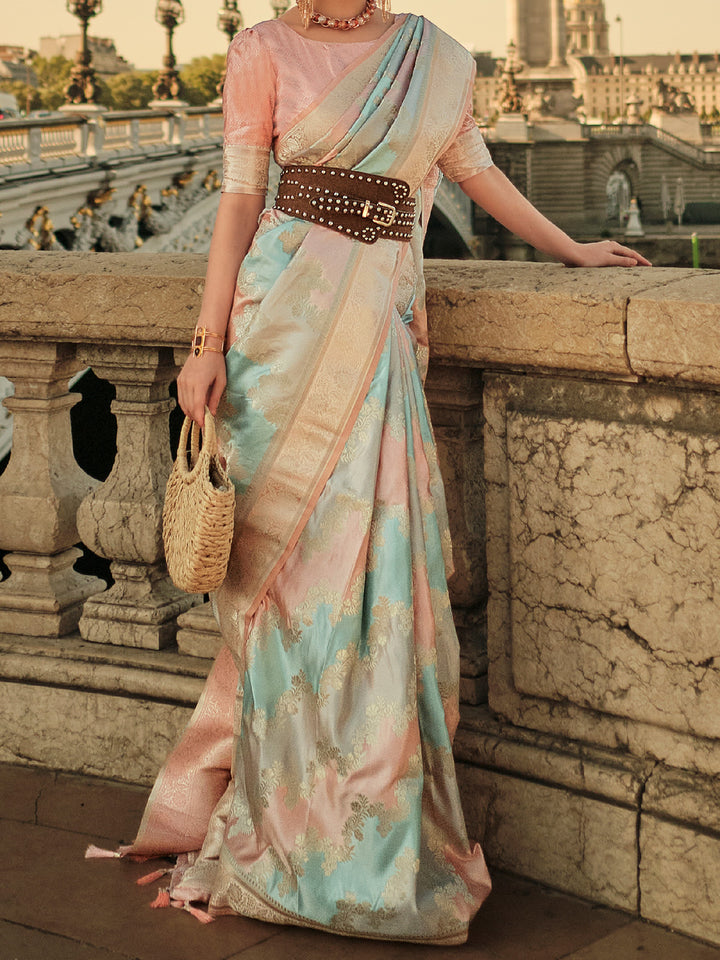 Banarasi Rangkaat Saree