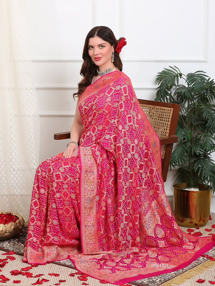 Khaddi Georgette Saree