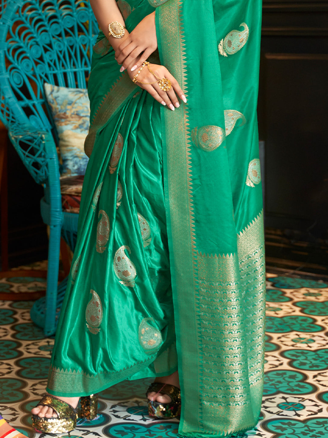 Satin Silk Saree