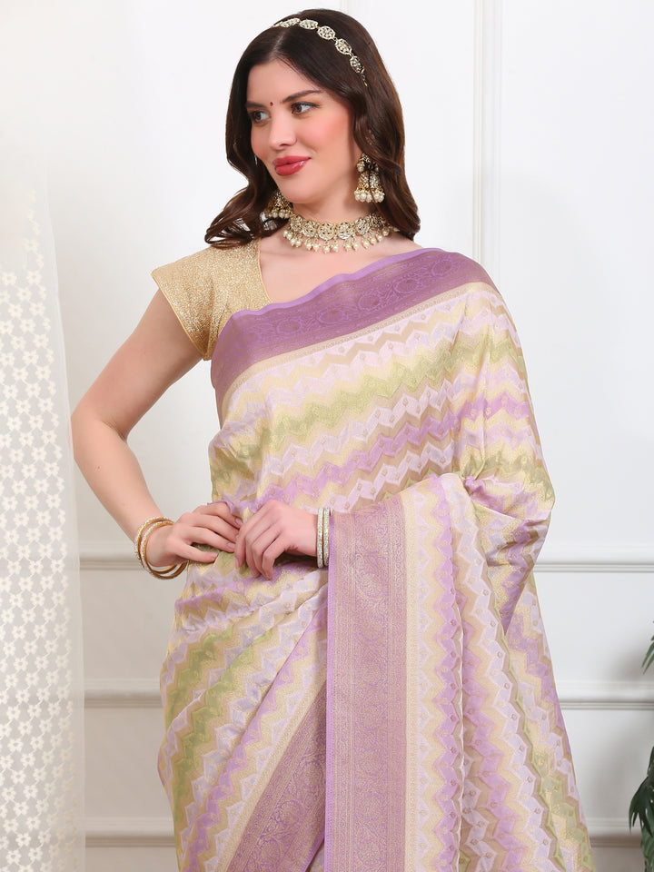 Leheriya Georgette Saree