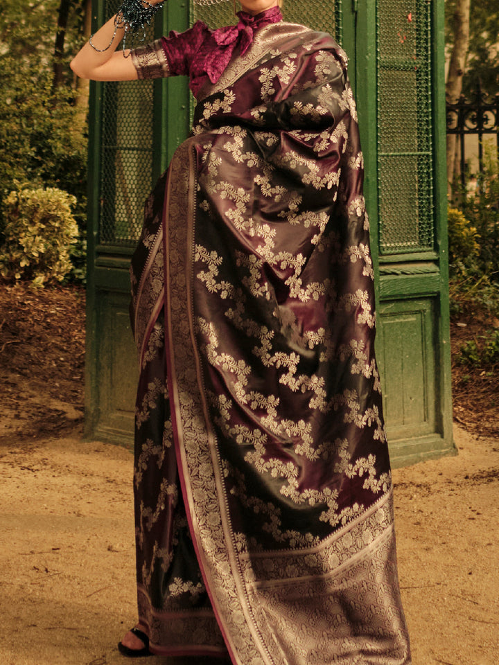 Banarasi Rangkaat Saree