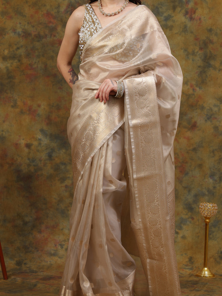 Gold Tissue Saree