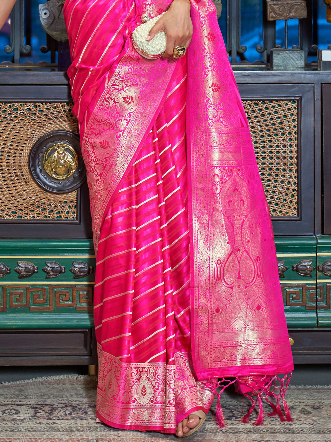 Satin Silk Saree