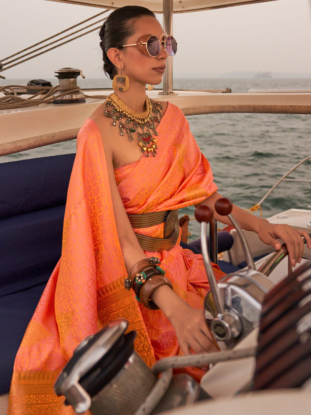 Satin Silk Saree