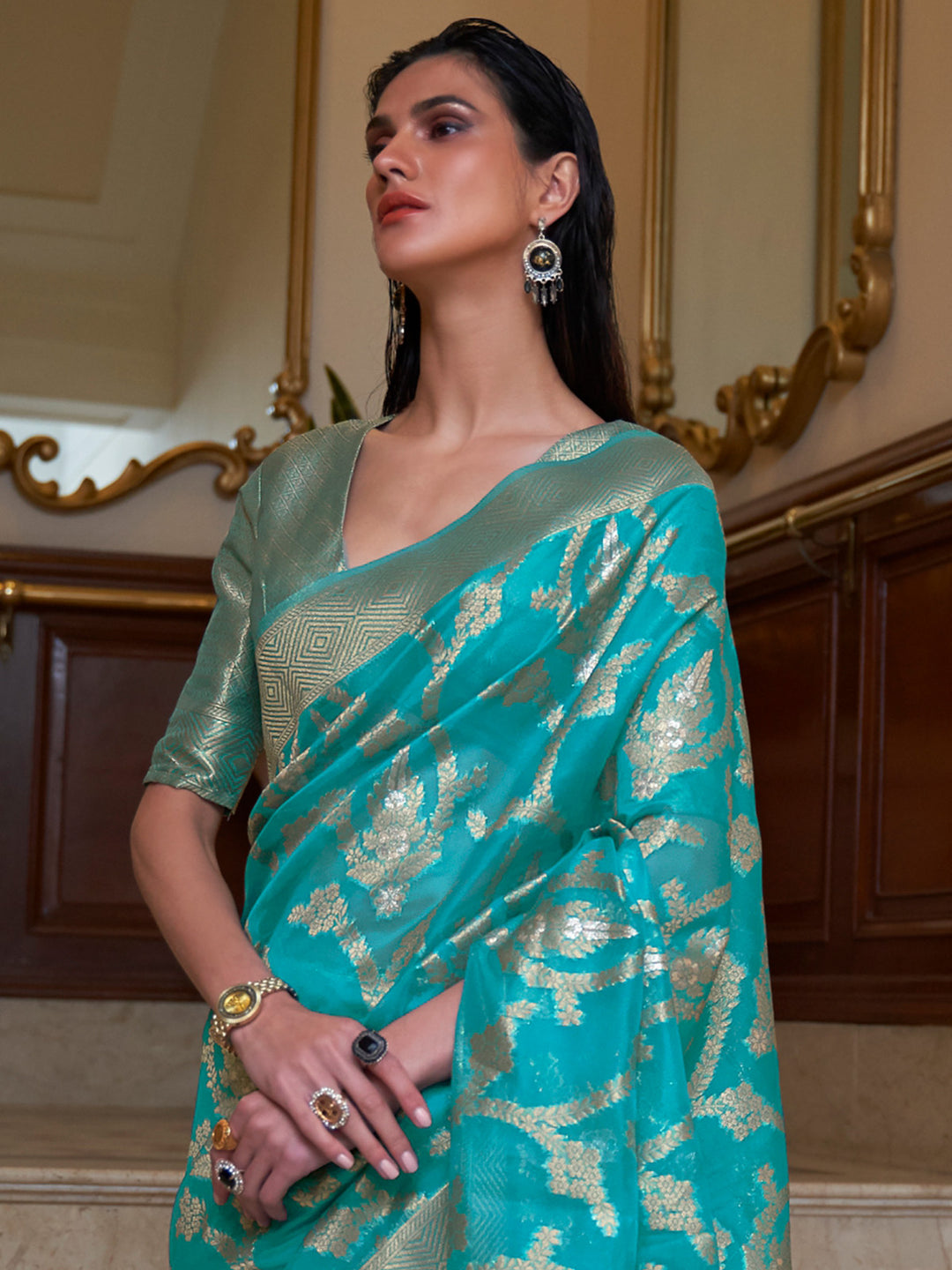 Banarasi Organza Saree