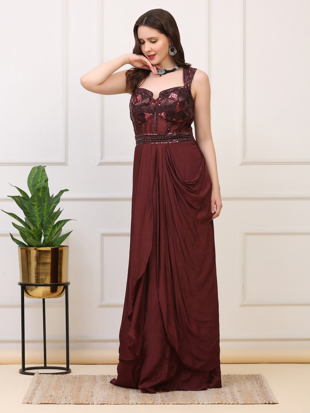 Brown Gown
