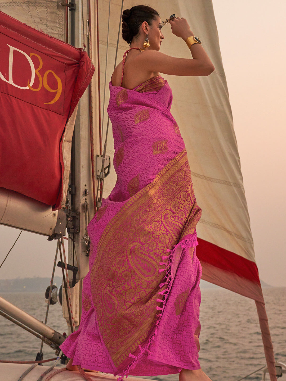 Satin Silk Saree
