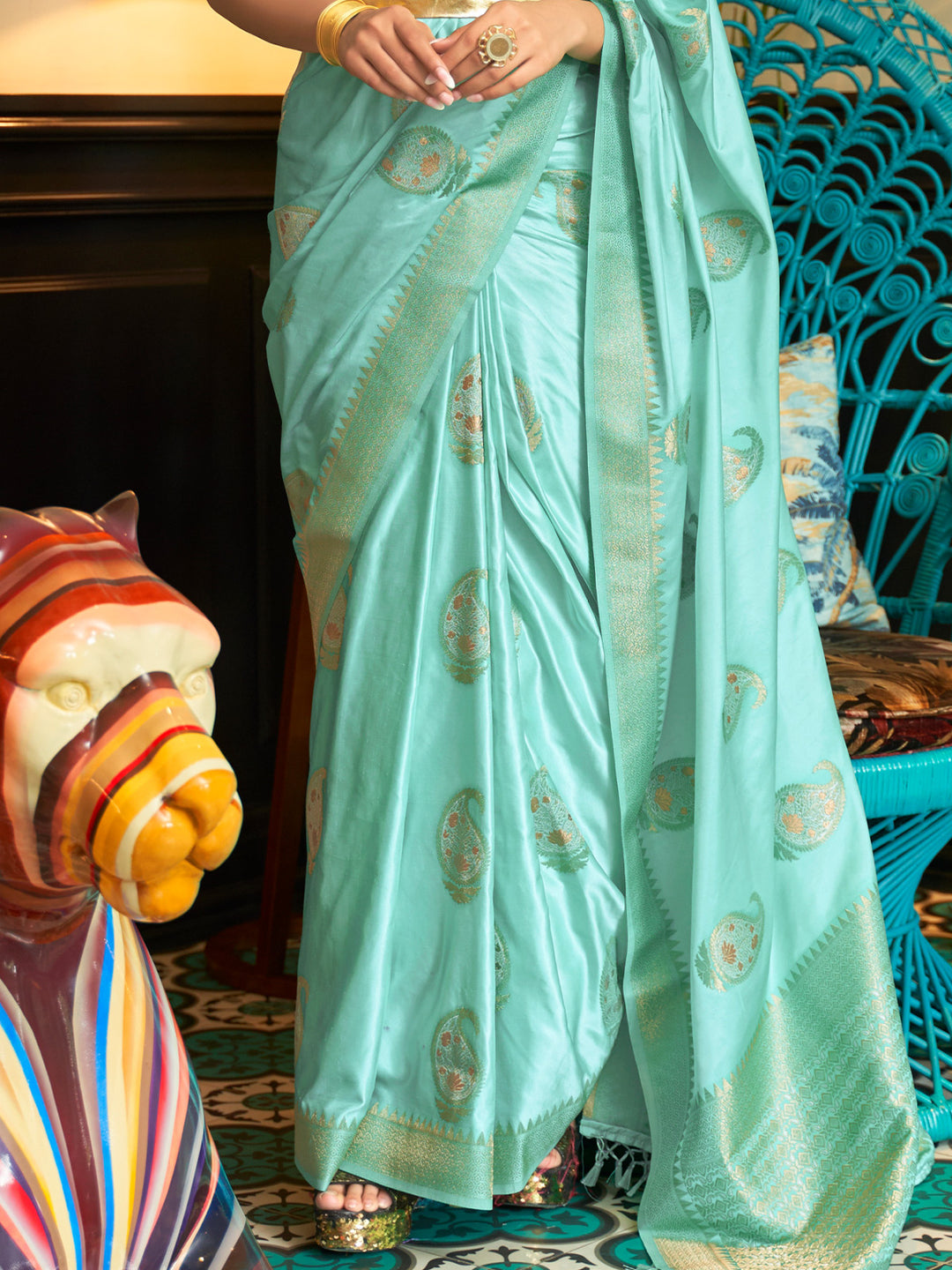 Satin Silk Saree