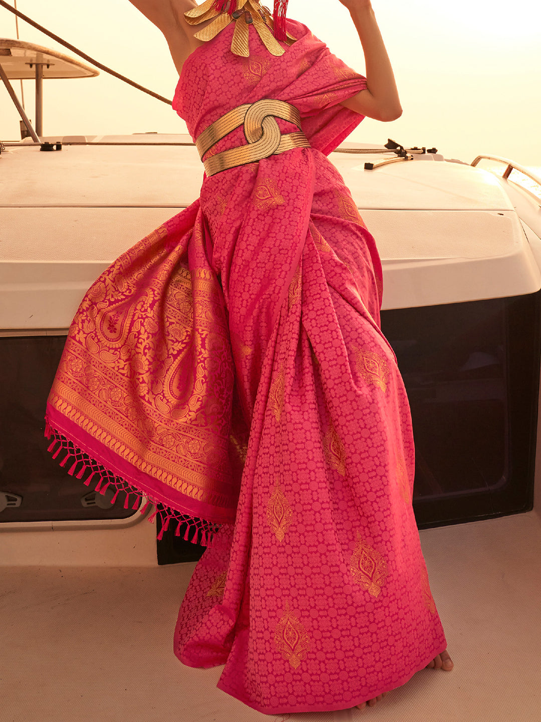 Satin Silk Saree