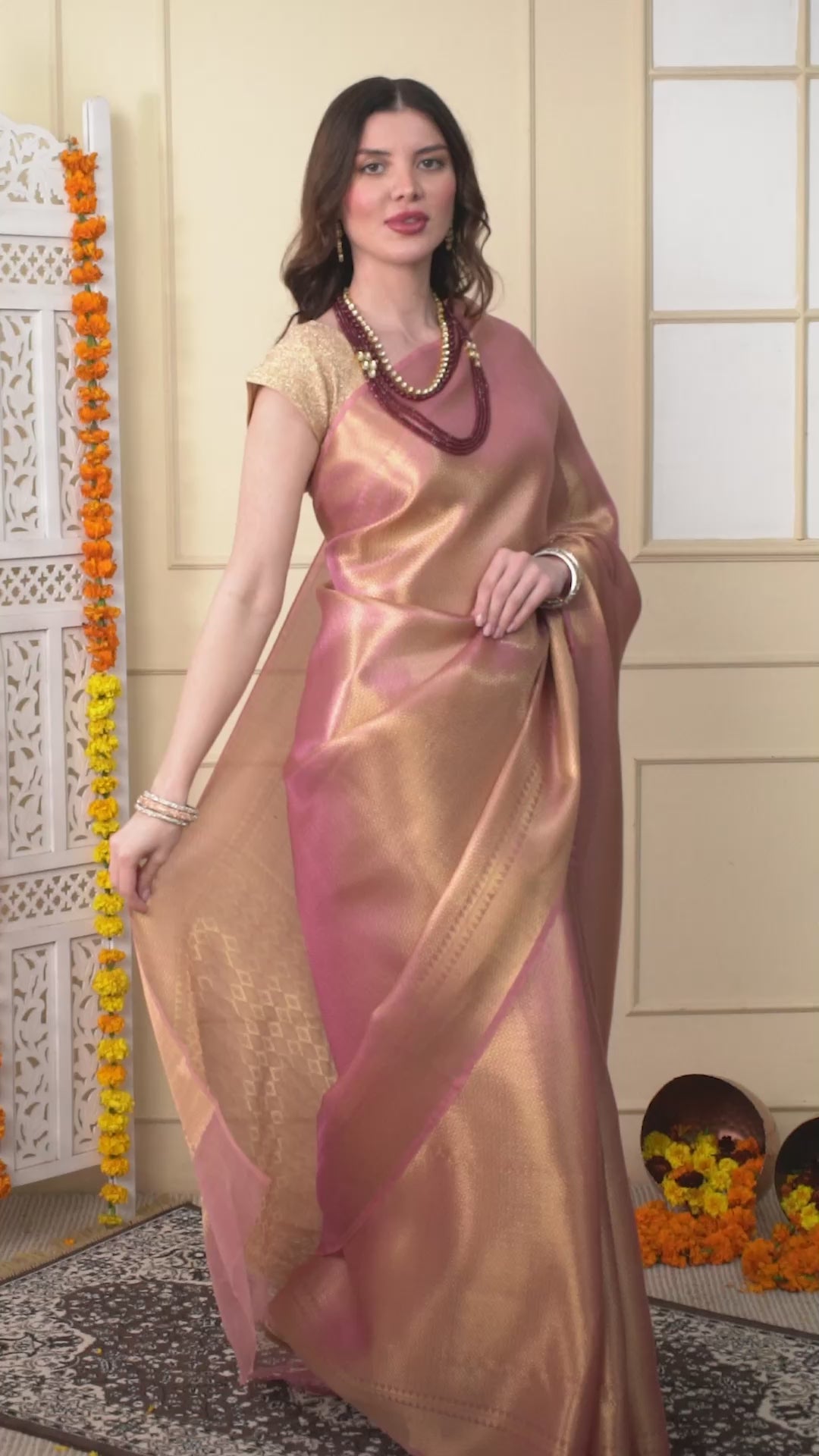 Tissue Organza Saree